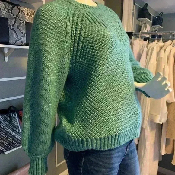 Worthington green/teal color loose sweater - Picture 4 of 11